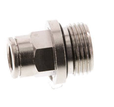 8mm x G3/8'' Steckverschraubung mit Außengewinde Messing NBR [2 Stück]
