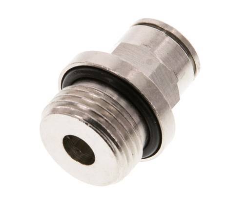 8mm x G3/8'' Steckverschraubung mit Außengewinde Messing NBR [2 Stück]