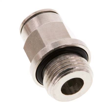 10mm x G3/8'' Steckverschraubung mit Außengewinde Messing NBR [2 Stück]