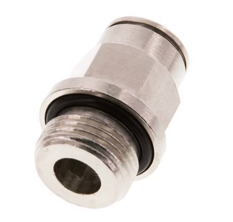 10mm x G3/8'' Steckverschraubung mit Außengewinde Messing NBR [2 Stück]
