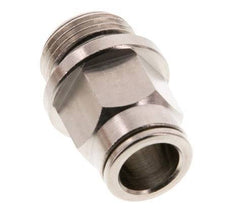 10mm x G3/8'' Steckverschraubung mit Außengewinde Messing NBR [2 Stück]