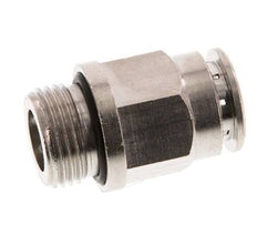 12mm x G3/8'' Steckverschraubung mit Außengewinde Messing NBR [2 Stück]