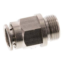 12mm x G3/8'' Steckverschraubung mit Außengewinde Messing NBR [2 Stück]