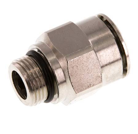16mm x G3/8'' Push-in Fitting with Male Threads Brass NBR