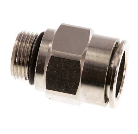 16mm x G3/8'' Steckverschraubung mit Außengewinde Messing NBR