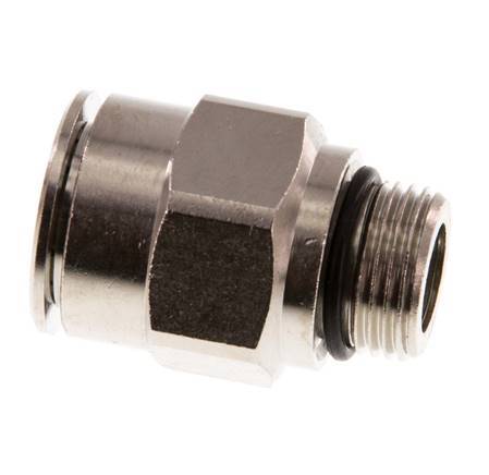 16mm x G3/8'' Steckverschraubung mit Außengewinde Messing NBR