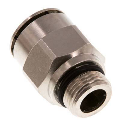 16mm x G3/8'' Steckverschraubung mit Außengewinde Messing NBR