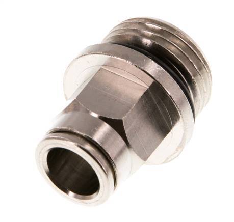 10mm x G1/2'' Push-in Fitting with Male Threads Brass NBR [2 Pieces]