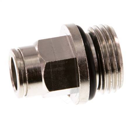 10mm x G1/2'' Steckverschraubung mit Außengewinde Messing NBR [2 Stück]