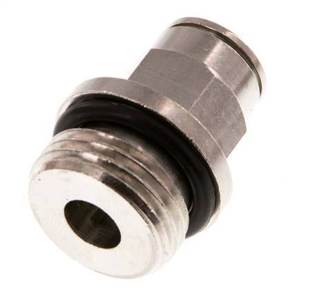 10mm x G1/2'' Steckverschraubung mit Außengewinde Messing NBR [2 Stück]