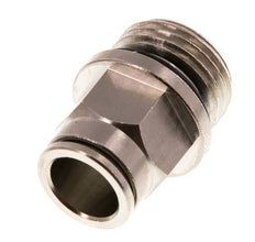 12mm x G1/2'' Steckverschraubung mit Außengewinde Messing NBR [2 Stück]