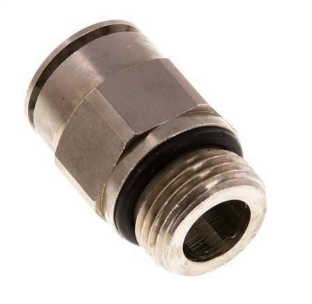 16mm x G1/2'' Steckverschraubung mit Außengewinde Messing NBR