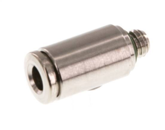 4mm x M 5 Steckverschraubung mit Außengewinde Messing FKM [5 Stück]