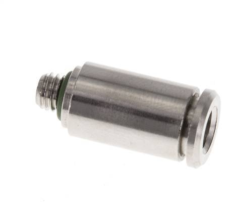 5mm x M 5 Steckverschraubung mit Außengewinde Messing FKM [2 Stück]