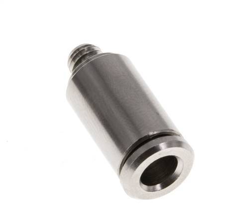 5mm x M 5 Steckverschraubung mit Außengewinde Messing FKM [2 Stück]