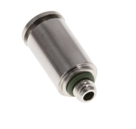 5mm x M 5 Steckverschraubung mit Außengewinde Messing FKM [2 Stück]