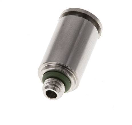5mm x M 5 Steckverschraubung mit Außengewinde Messing FKM [2 Stück]
