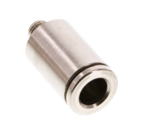 6mm x M 5 Steckverschraubung mit Außengewinde Messing FKM [2 Stück]