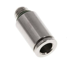 6mm x M 7 Steckverschraubung mit Außengewinde Messing FKM [2 Stück]