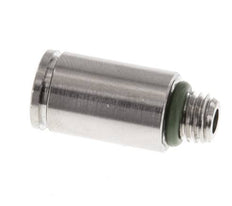 6mm x M 7 Steckverschraubung mit Außengewinde Messing FKM [2 Stück]