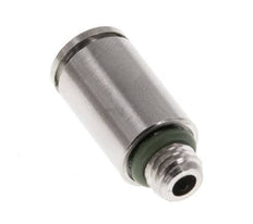 6mm x M 7 Steckverschraubung mit Außengewinde Messing FKM [2 Stück]