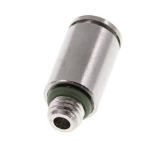 6mm x M 7 Steckverschraubung mit Außengewinde Messing FKM [2 Stück]