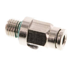 4mm x M 8 x 1 Steckverschraubung mit Außengewinde Messing FKM [2 Stück]