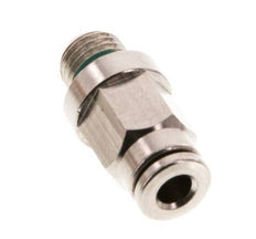 4mm x M 8 x 1 Steckverschraubung mit Außengewinde Messing FKM [2 Stück]