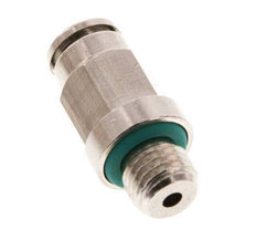 4mm x M 8 x 1 Steckverschraubung mit Außengewinde Messing FKM [2 Stück]