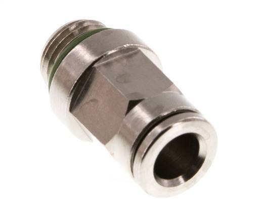6mm x M 10 x 1 Steckverschraubung mit Außengewinde Messing FKM [2 Stück]