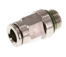 6mm x M 10 x 1 Push-in Fitting with Male Threads Brass FKM [2 Pieces]