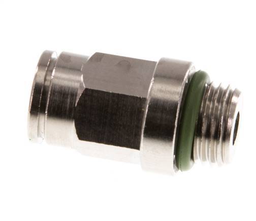 6mm x M 10 x 1 Steckverschraubung mit Außengewinde Messing FKM [2 Stück]