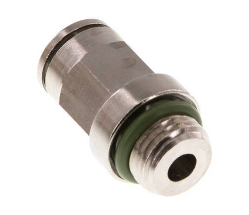 6mm x M 10 x 1 Steckverschraubung mit Außengewinde Messing FKM [2 Stück]