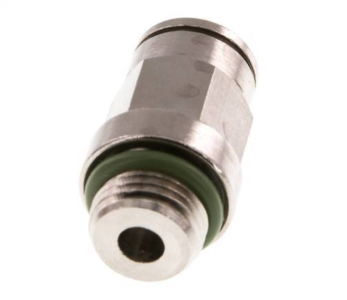 6mm x M 10 x 1 Steckverschraubung mit Außengewinde Messing FKM [2 Stück]