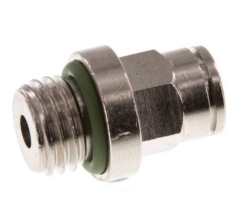 6mm x M 12 x 1,5 Steckverschraubung mit Außengewinde Messing FKM [2 Stück]