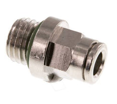 6mm x M 12 x 1,5 Steckverschraubung mit Außengewinde Messing FKM [2 Stück]