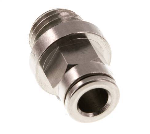 6mm x M 12 x 1,5 Steckverschraubung mit Außengewinde Messing FKM [2 Stück]