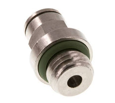 6mm x M 12 x 1,5 Steckverschraubung mit Außengewinde Messing FKM [2 Stück]