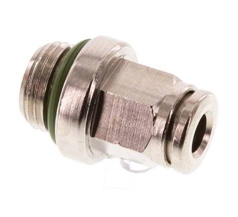 4mm x G1/8'' Steckverschraubung mit Außengewinde Messing FKM [5 Stück]