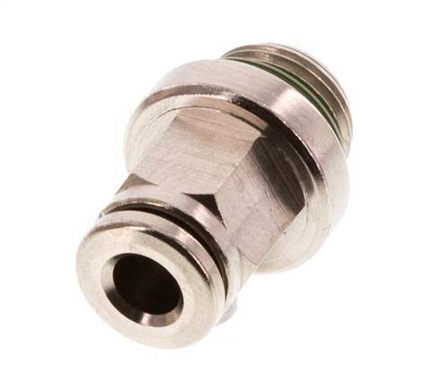 4mm x G1/8'' Steckverschraubung mit Außengewinde Messing FKM [5 Stück]