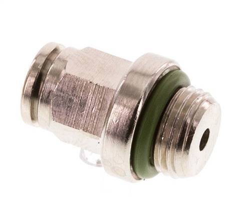 4mm x G1/8'' Steckverschraubung mit Außengewinde Messing FKM [5 Stück]