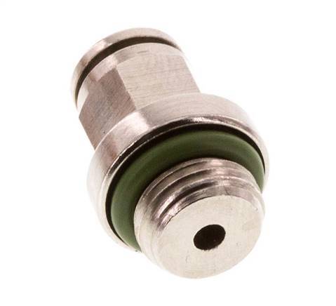 4mm x G1/8'' Steckverschraubung mit Außengewinde Messing FKM [5 Stück]