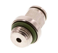 4mm x G1/8'' Steckverschraubung mit Außengewinde Messing FKM [5 Stück]