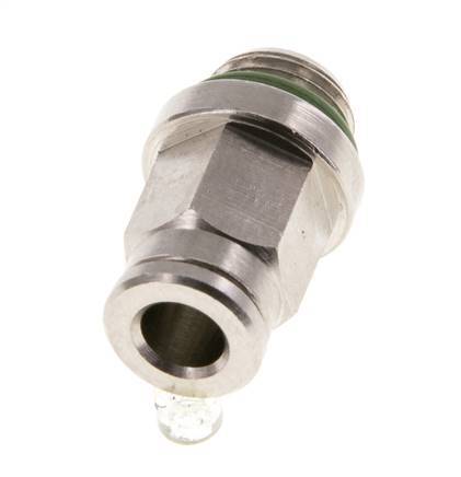 5mm x G1/8'' Steckverschraubung mit Außengewinde Messing FKM [2 Stück]