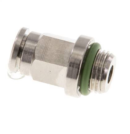 5mm x G1/8'' Steckverschraubung mit Außengewinde Messing FKM [2 Stück]