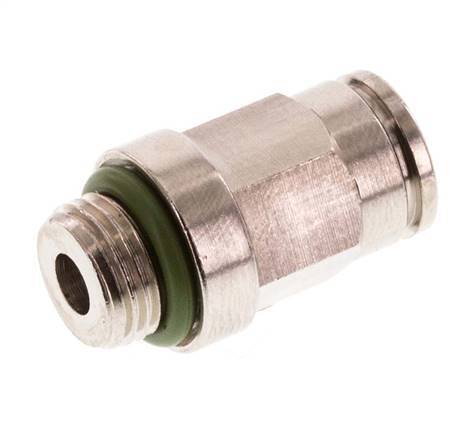 6mm x G1/8'' Steckverschraubung mit Außengewinde Messing FKM [2 Stück]