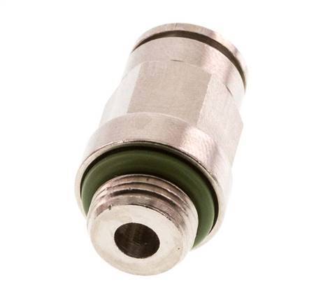 6mm x G1/8'' Steckverschraubung mit Außengewinde Messing FKM [2 Stück]