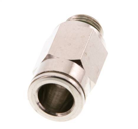 8mm x G1/8'' Steckverschraubung mit Außengewinde Messing FKM [2 Stück]