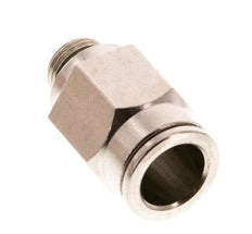 10mm x G1/8'' Steckverschraubung mit Außengewinde Messing FKM [2 Stück]