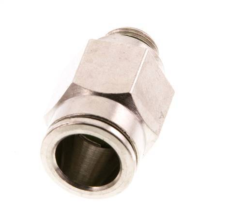 10mm x G1/8'' Steckverschraubung mit Außengewinde Messing FKM [2 Stück]